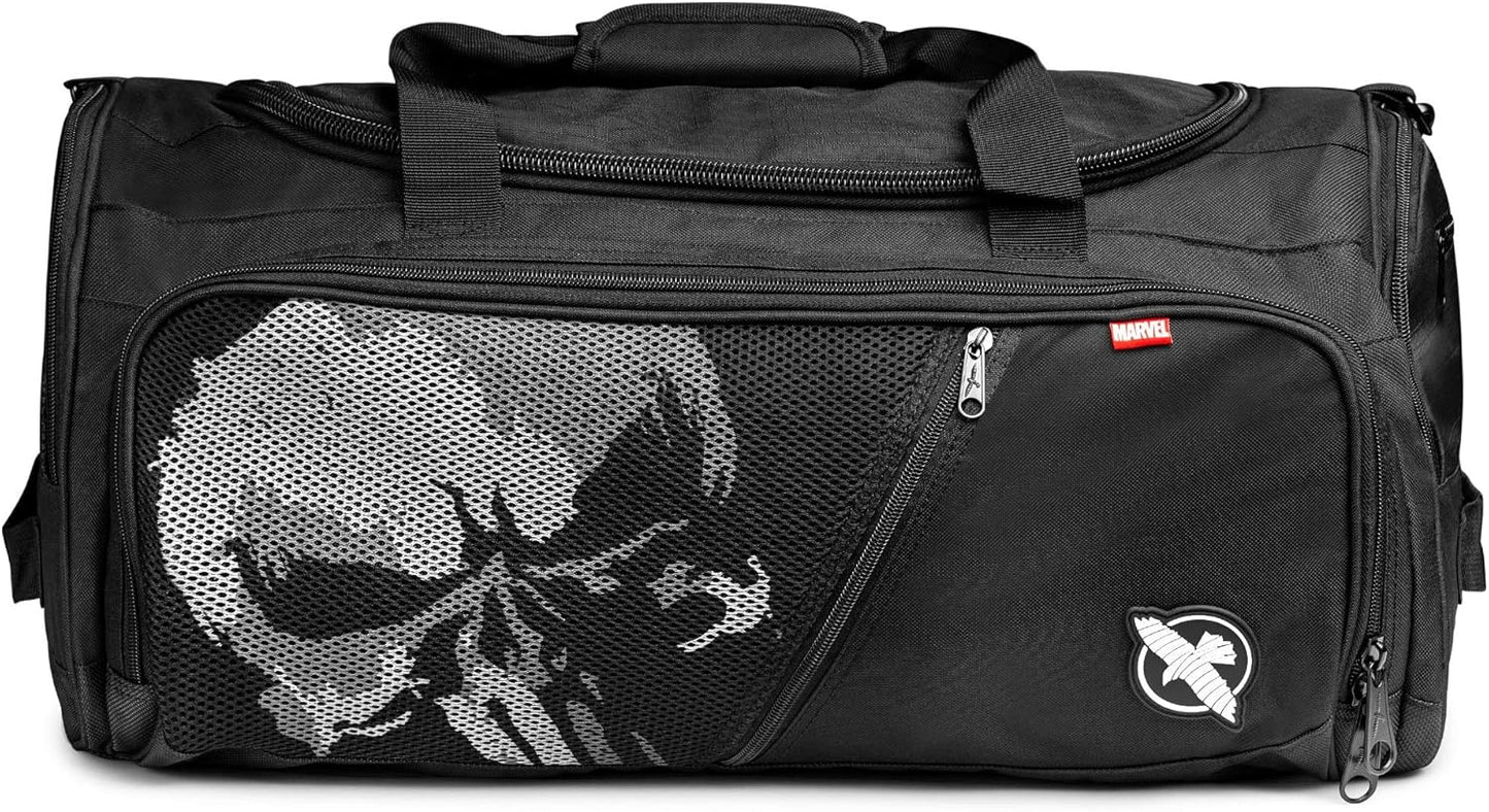 HAYABUSA MARVEL "THE PUNISHER" GYM DUFFLE BAG
