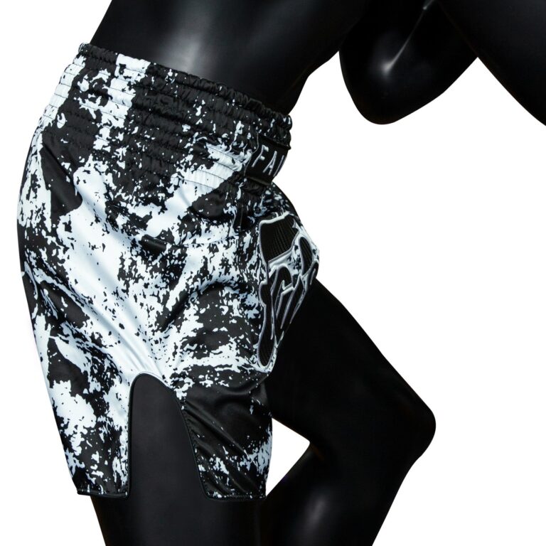 Fairtex Slim Cut Thaiboksshorts - Grunge Zwart