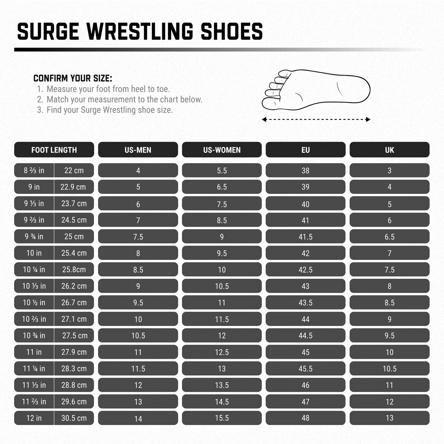 Hayabusa Surge Wrestling Shoes - SubZero