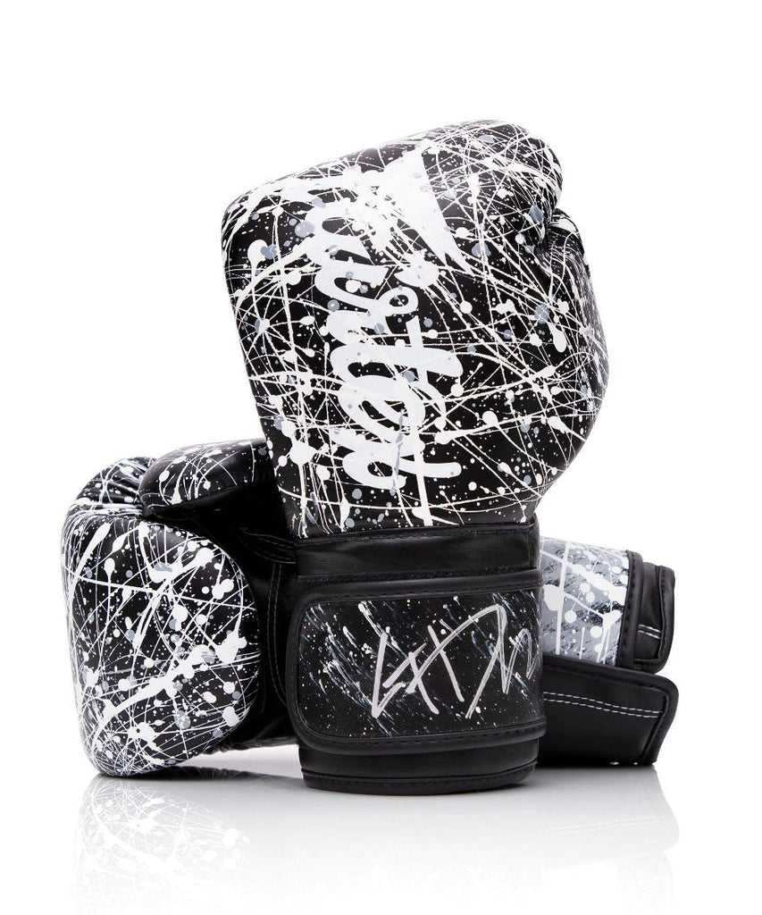 FAIRTEX BGV14 BOXING GLOVES - Painters Edition - Black