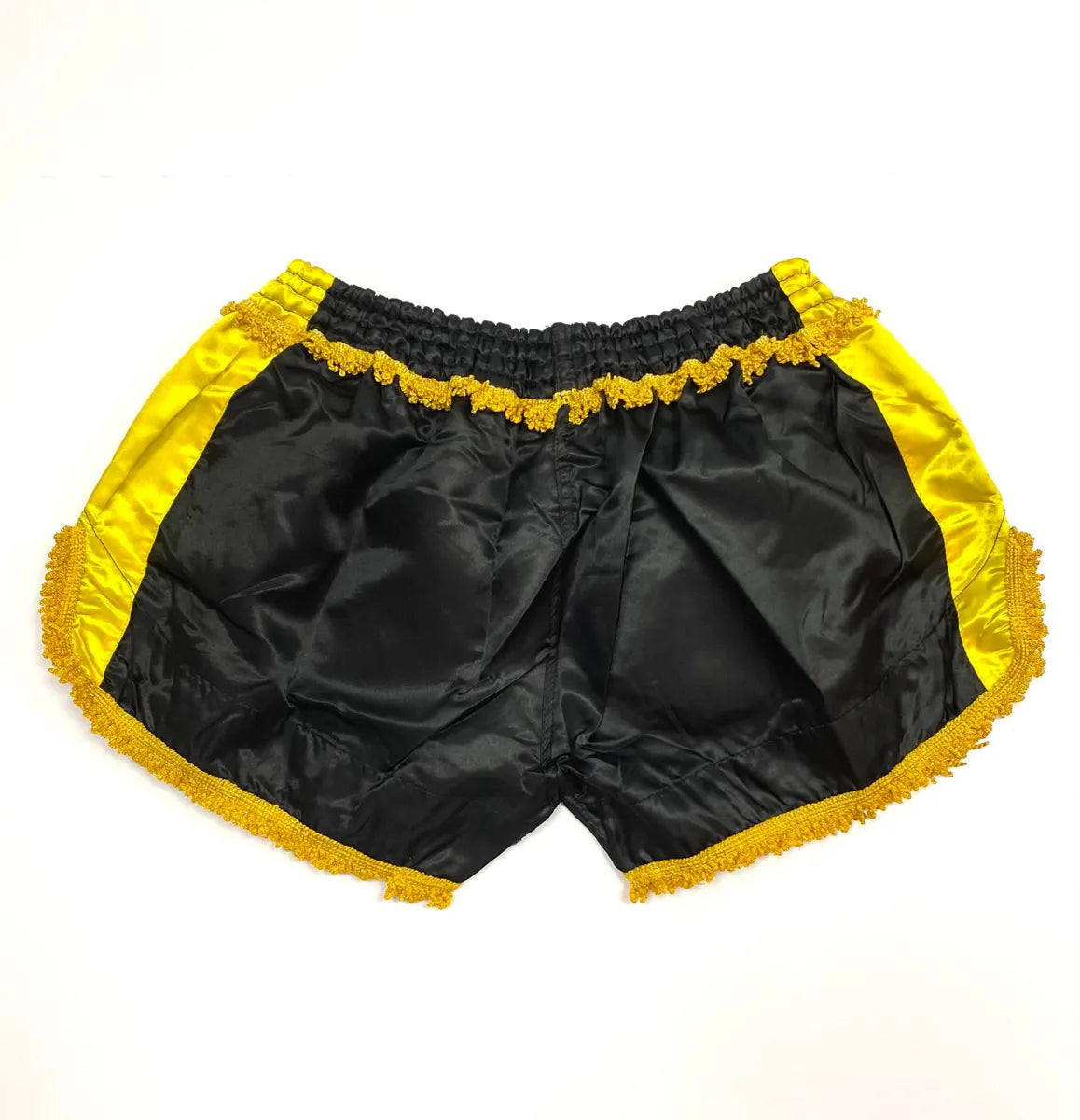Ring To Cage Retro Thai Shorts - Black/Gold