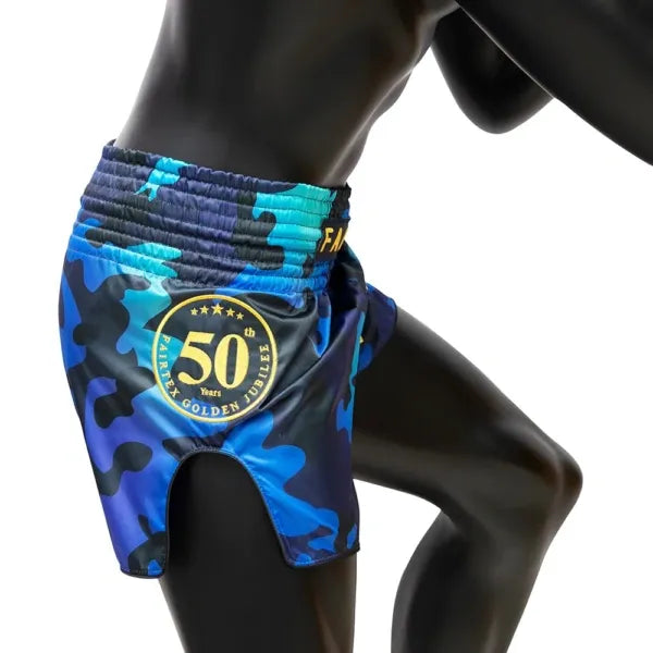 Fairtex Slim Cut Thai Shorts - Golden Jubilee