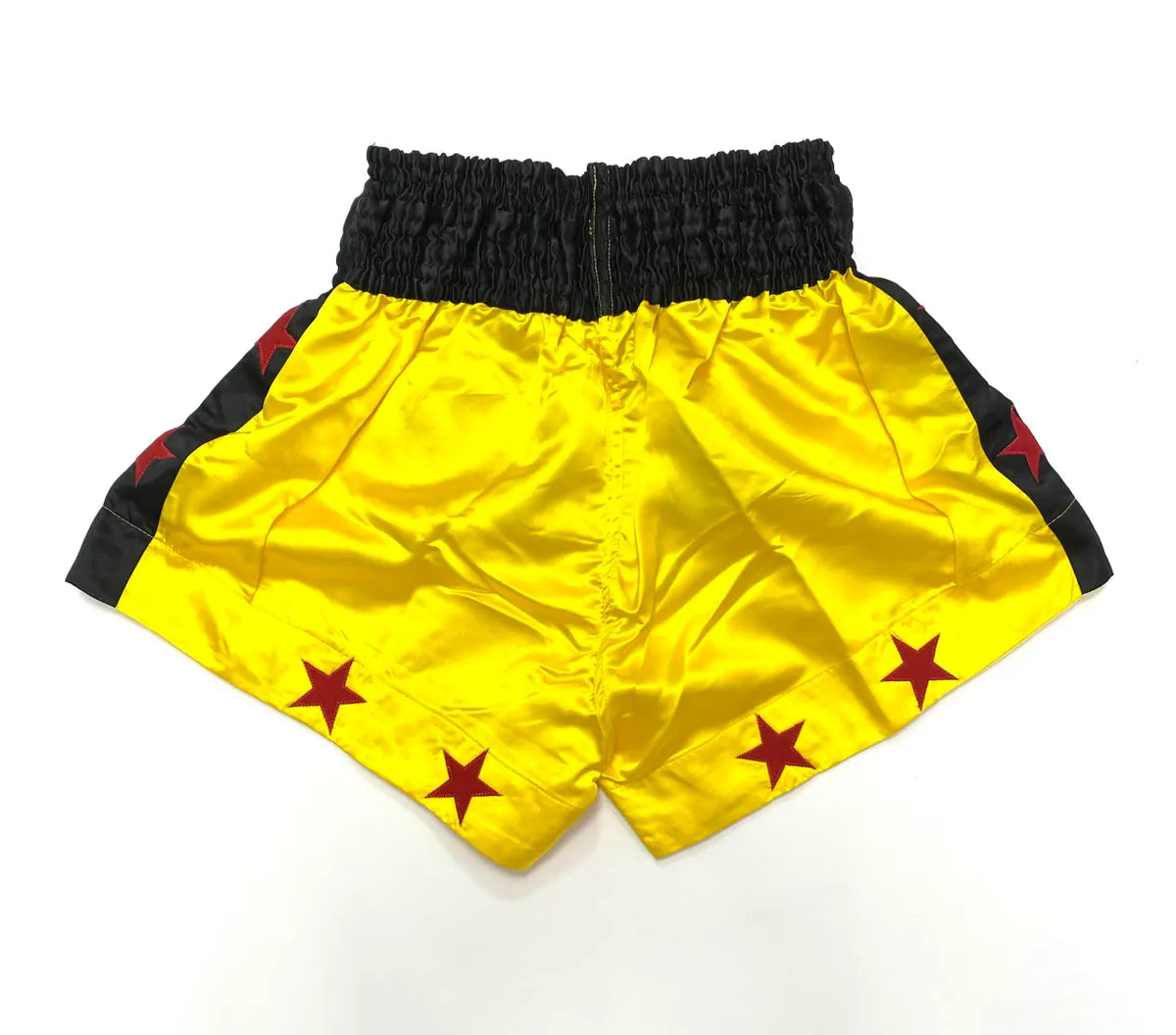 RING TO CAGE THAI SHORTS - Yellow/Stars