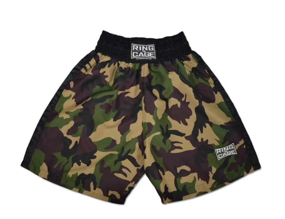 Ring To Cage Boxing Shorts - Camo