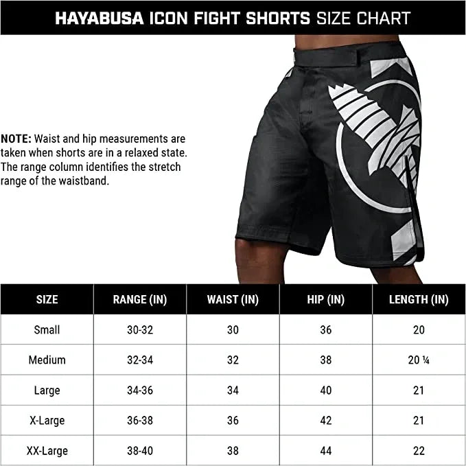 Hayabusa Icon MMA Shorts - Various Colors
