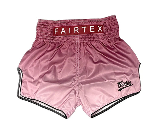 FAIRTEX SLIM CUT THAI SHORTS - Maroon Fade