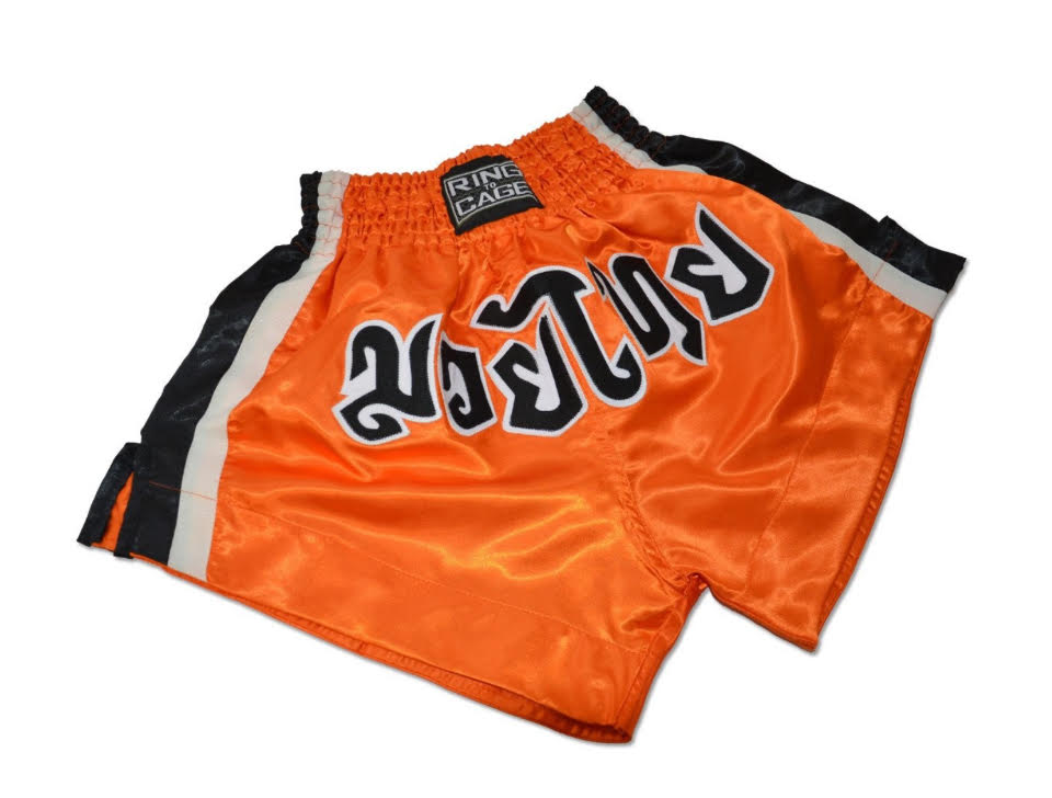 Ring To Cage Thai Shorts - Orange