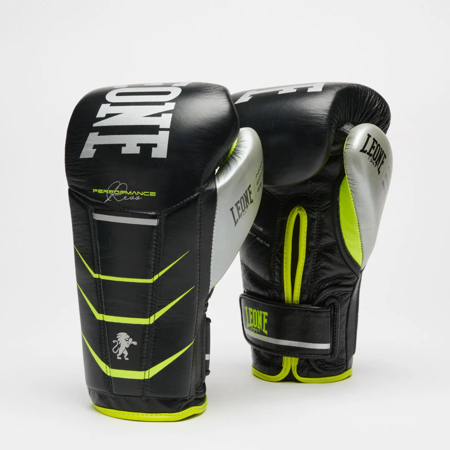 LEONE REVO FLUO BOXING GLOVES - Black or White