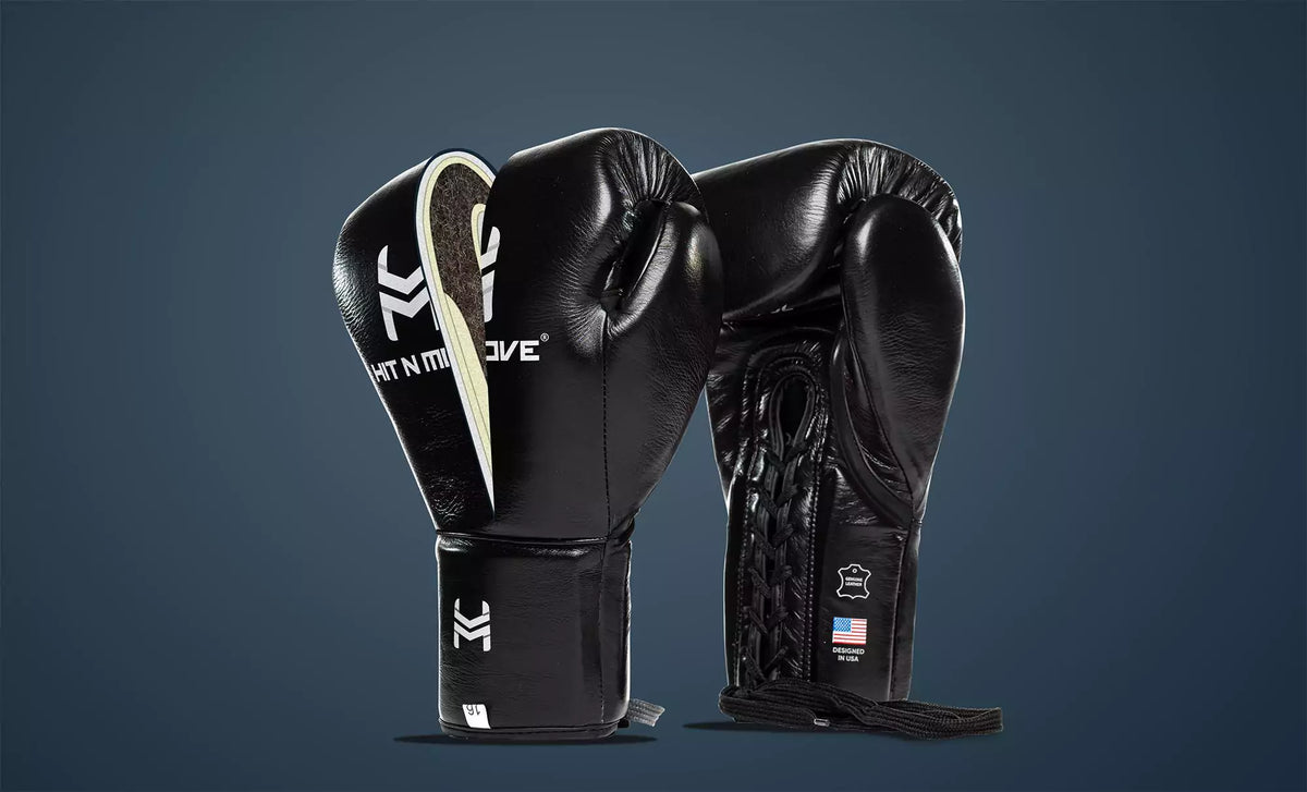 Hit N Move Horse Hair Suvari LaceUp Boxing Gloves - Multiple Colors