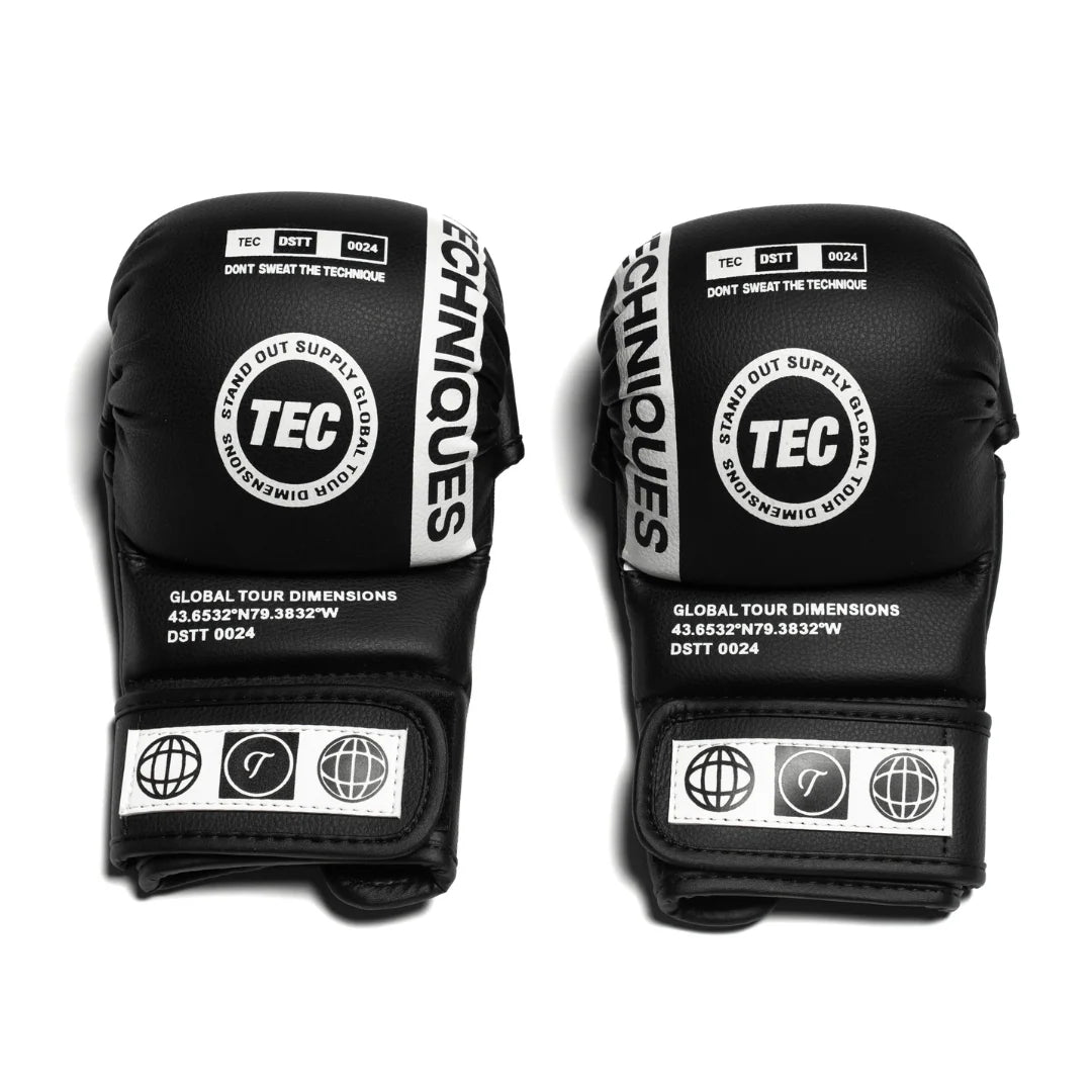Techniques DST2 Puffy MMA Sparring Gloves - Black