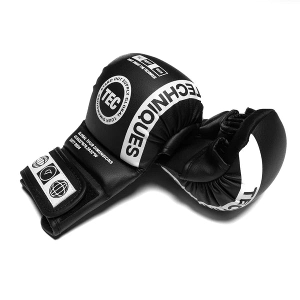 Techniques DST2 Puffy MMA Sparring Gloves - Black