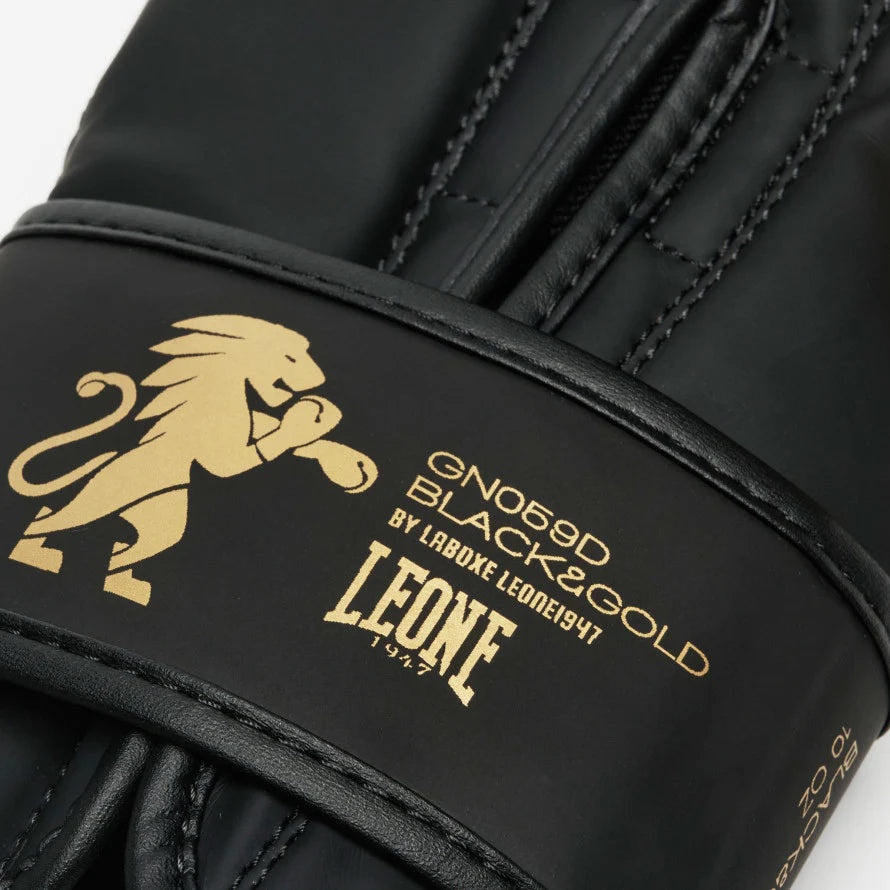 LEONE BLACK & GOLD EDITION BOXING GLOVES