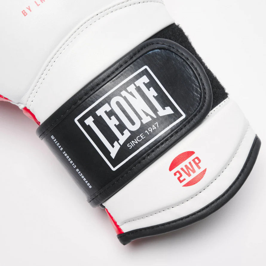 LEONE IL TECNICO N3 BOXING GLOVES - White/Red