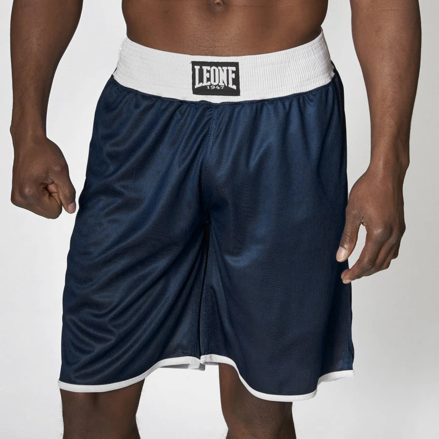 Leone Double Face Boxing Shorts - Blue/Red