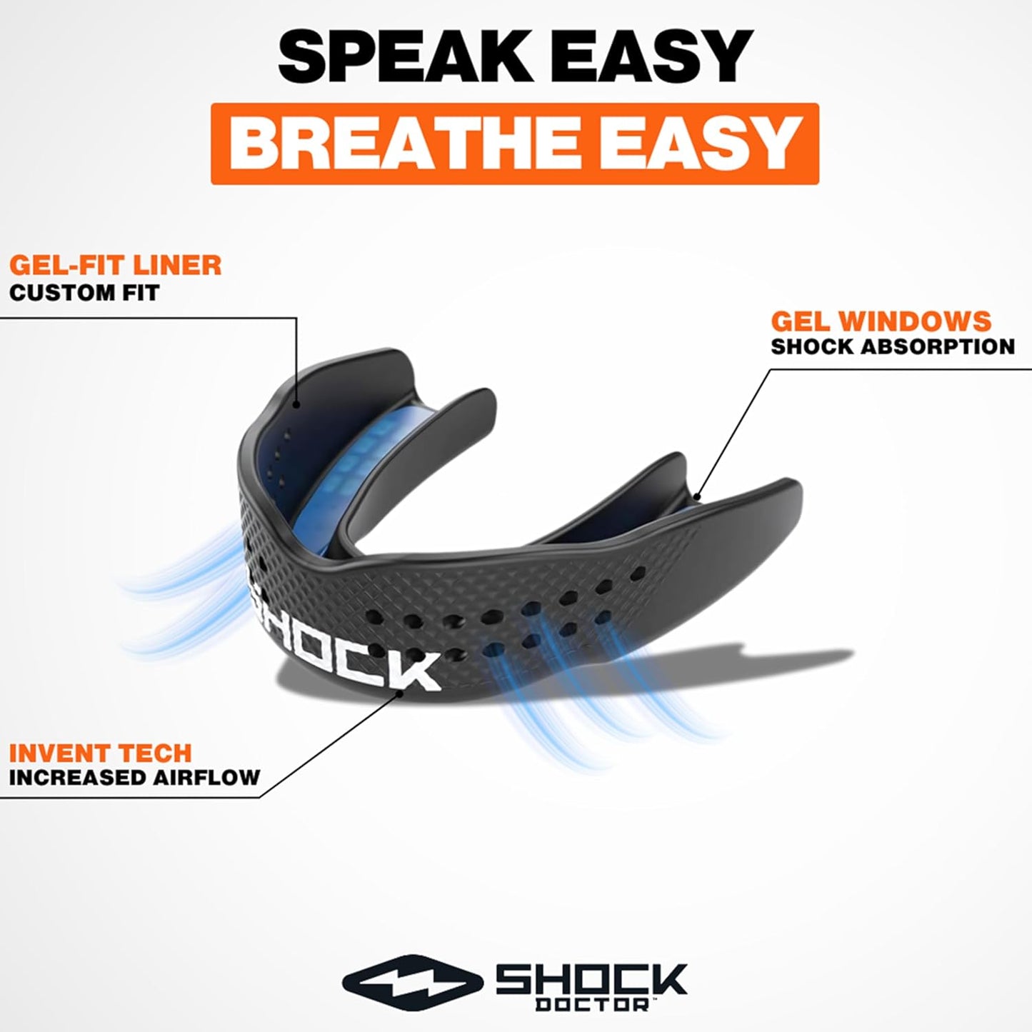 Shock Doctor Trash Talker Mouth Guard - Various Colors - Adult