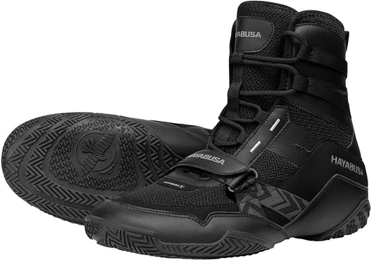 HAYABUSA STRIKE BOXING SHOES - Black