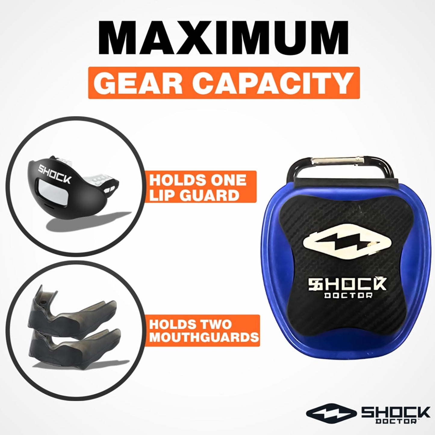 Shock Doctor Mouthguard Case - Multiple Colors