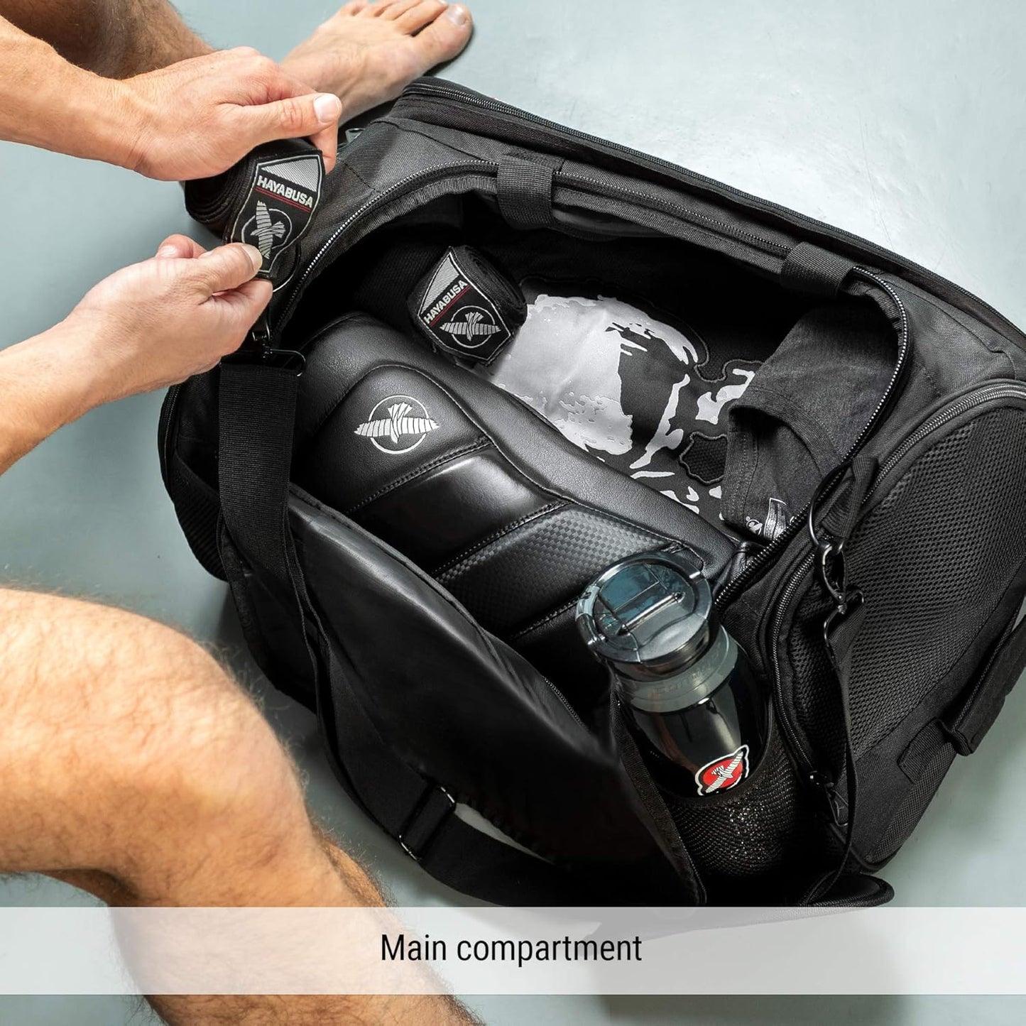 HAYABUSA MARVEL "THE PUNISHER" GYM DUFFLE BAG