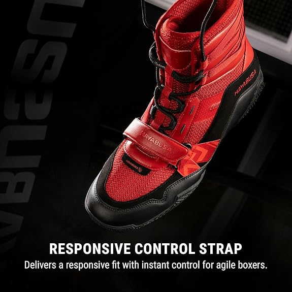 HAYABUSA STRIKE BOXING SHOES - Red