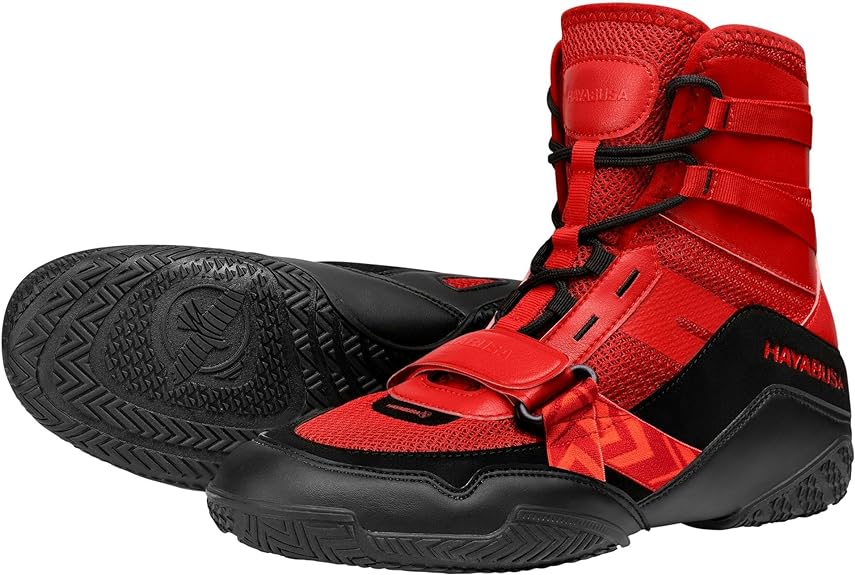 HAYABUSA STRIKE BOXING SHOES - Red