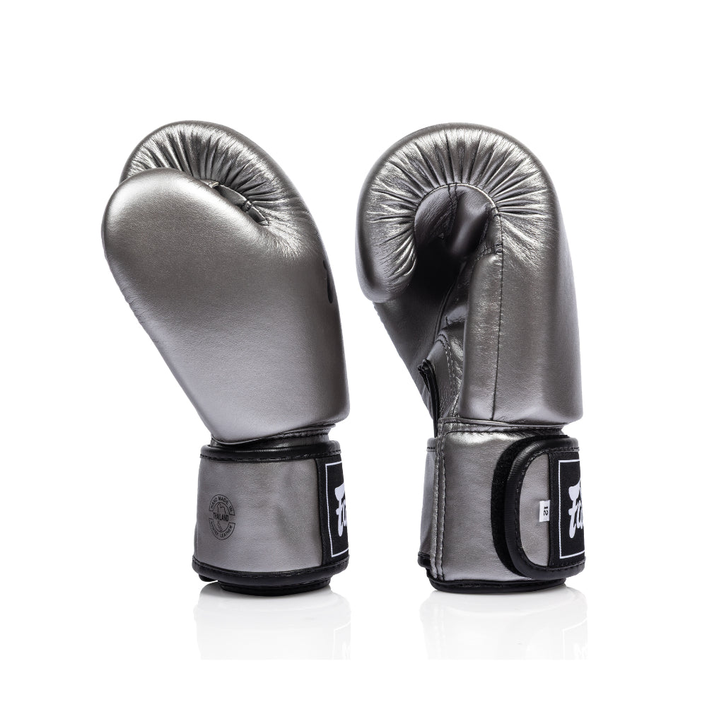 Fairtex BGV1C Gun Metallic Boxhandschoenen
