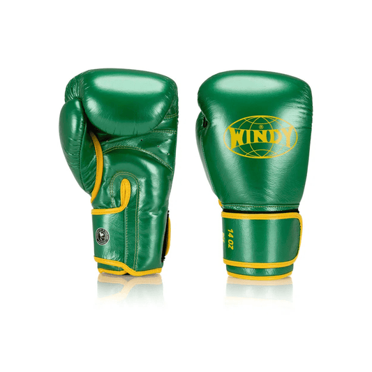 WINDY BGE PRO BOXING GLOVES - Green/Gold