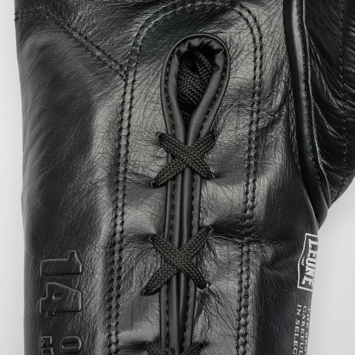 LEONE THE GREATEST BOXING GLOVES - LACEUP - Black