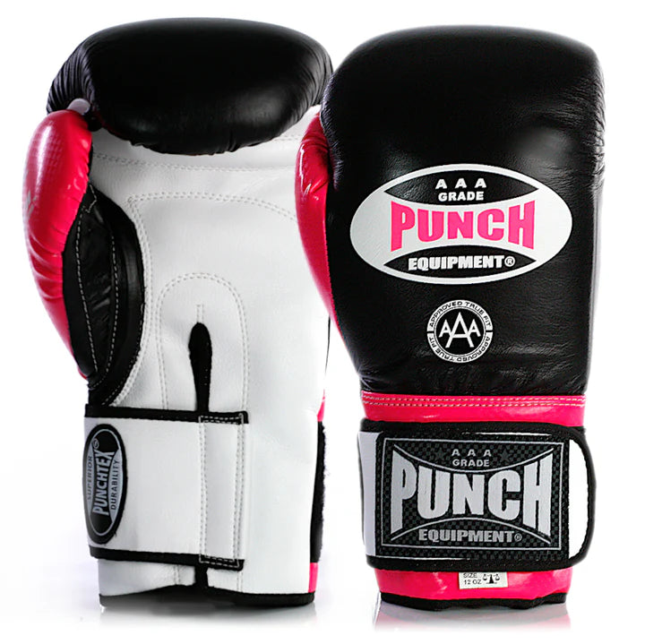 PUNCH TROPHY GETTERS BOXING GLOVES - Black/Pink