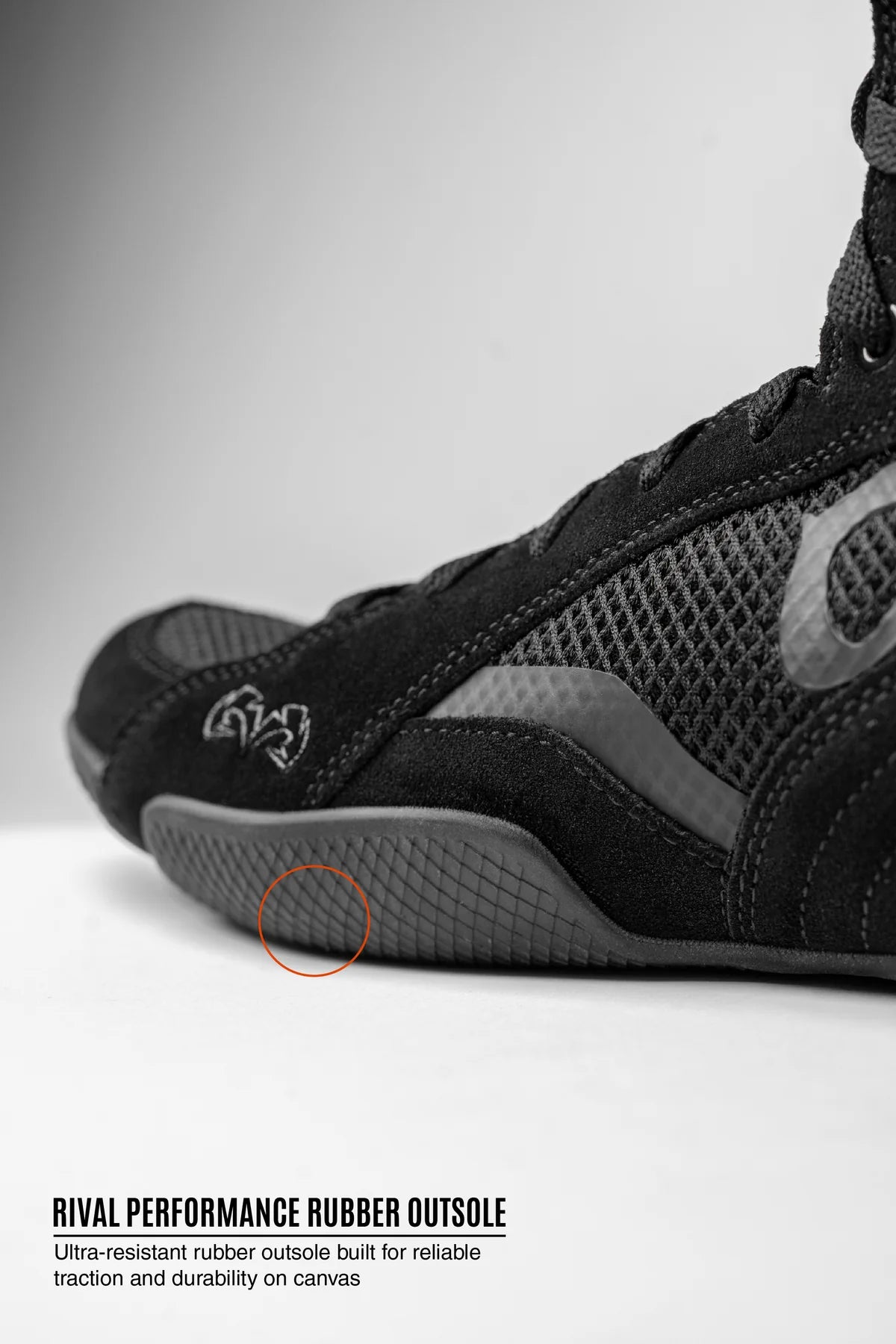 Rival RSX-Guerrero 03 High-Top Boxing Shoes - Black - 2026