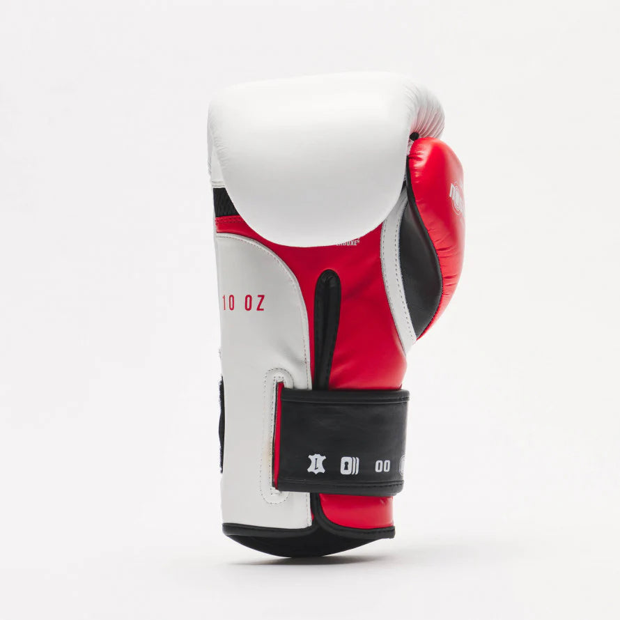 LEONE IL TECNICO N3 BOXING GLOVES - White/Red