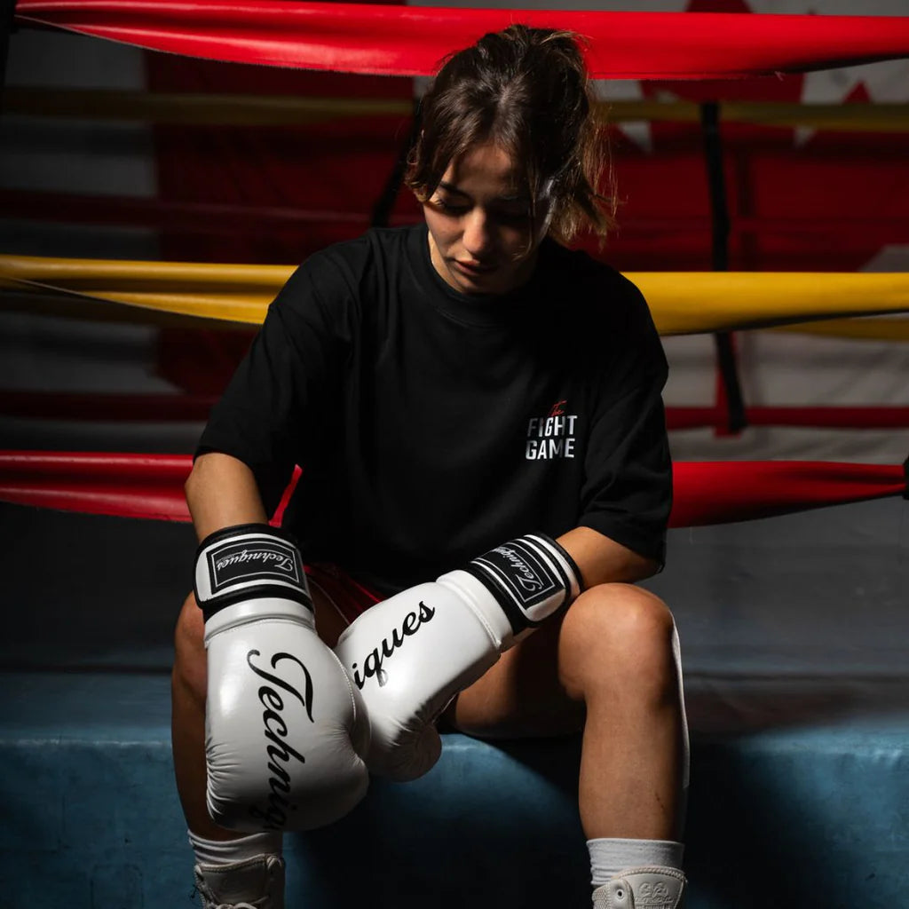 Techniques Akala Professional Boxing Gloves - Black or White