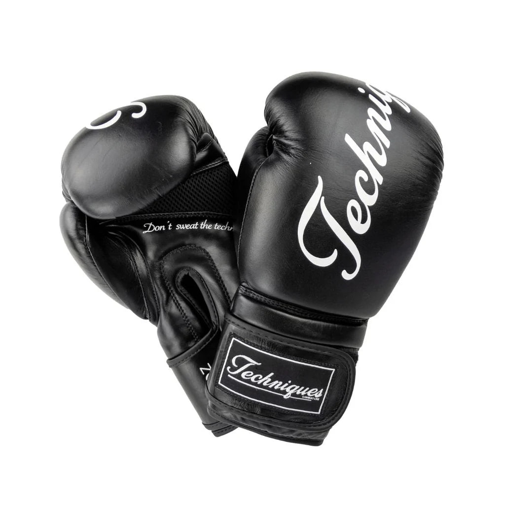Techniques Akala Professional Boxing Gloves - Black or White