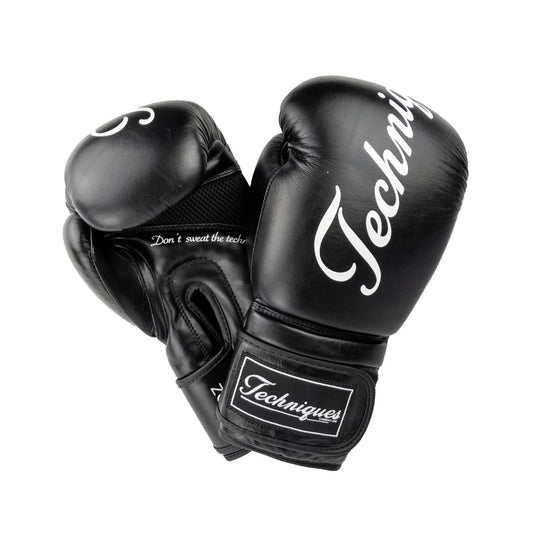 Techniques Akala Professional Boxing Gloves - Black or White