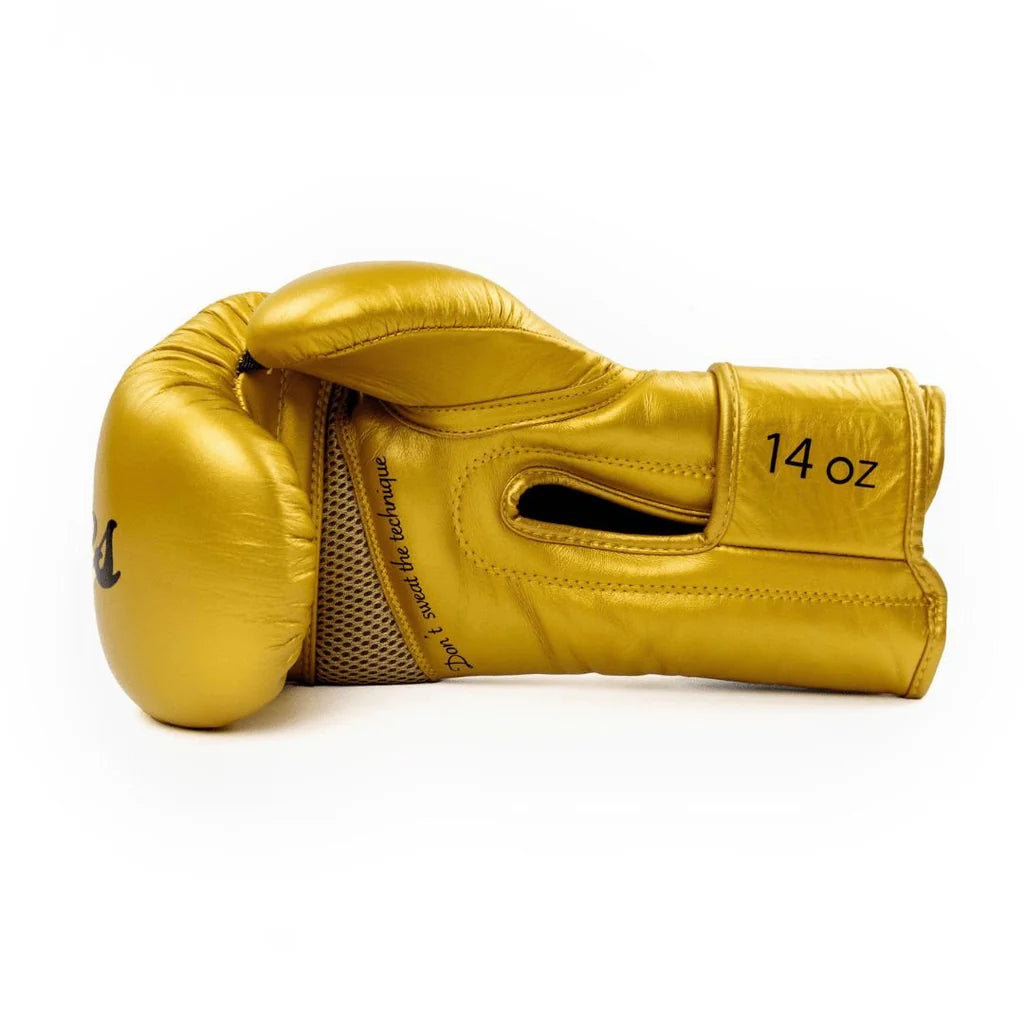 Techniques Akala Professional Boxing Gloves - Gold