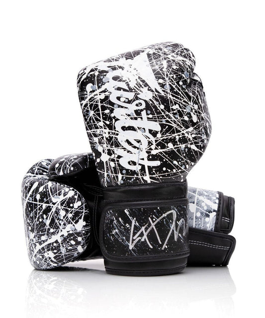 FAIRTEX BGV14 BOXING GLOVES - Painters Edition - Black