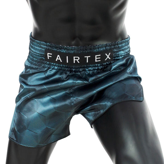 Fairtex Slim Cut Thai Shorts - Stealth - Grey