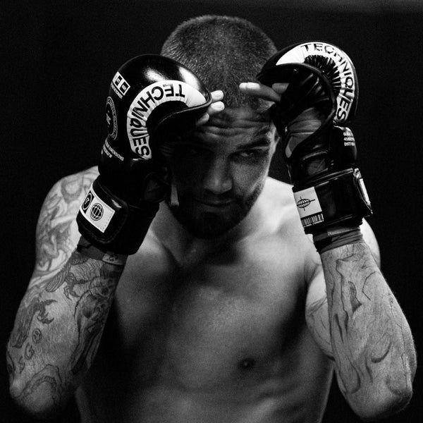 Techniques DST2 Puffy MMA Sparring Gloves - Black