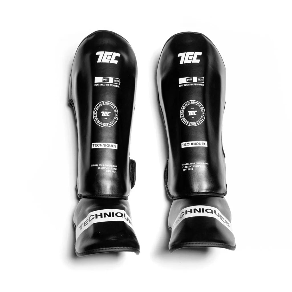 Techniques DST2 Shin Guards - Black or White
