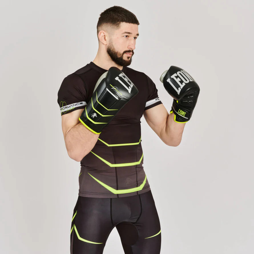 LEONE REVO FLUO BOXING GLOVES - Black or White