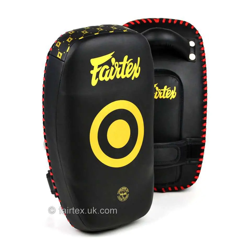 Fairtex Thaise Stootkussens - KPLC6 - Goud/Zwart