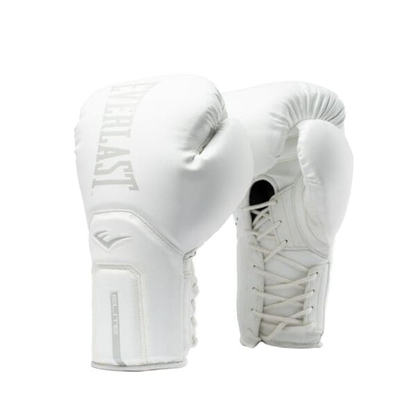 Everlast Elite 2 Pro Bokshandschoenen - Vetersluiting - Wit
