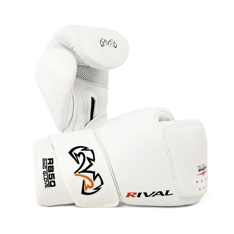 RIVAL RB50 INTELLI-SHOCK COMPACT BAG GLOVES - Black or White