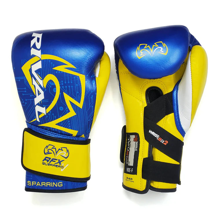 RIVAL RFX-GUERRERO-V SPARRING GLOVES - P4P EDITION - Black or Blue