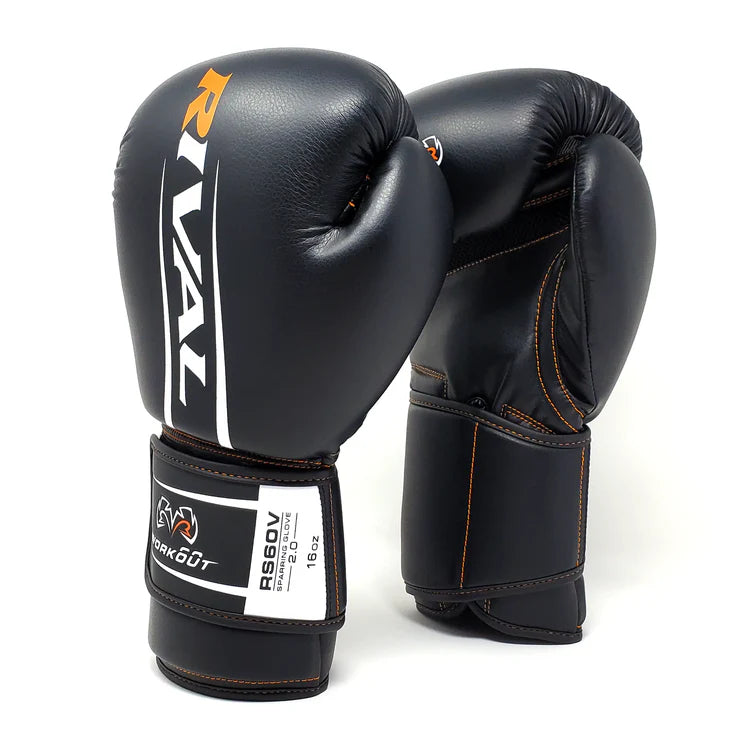 RIVAL RS60V WORKOUT SPARRING GLOVES 2.0 - Black or Red