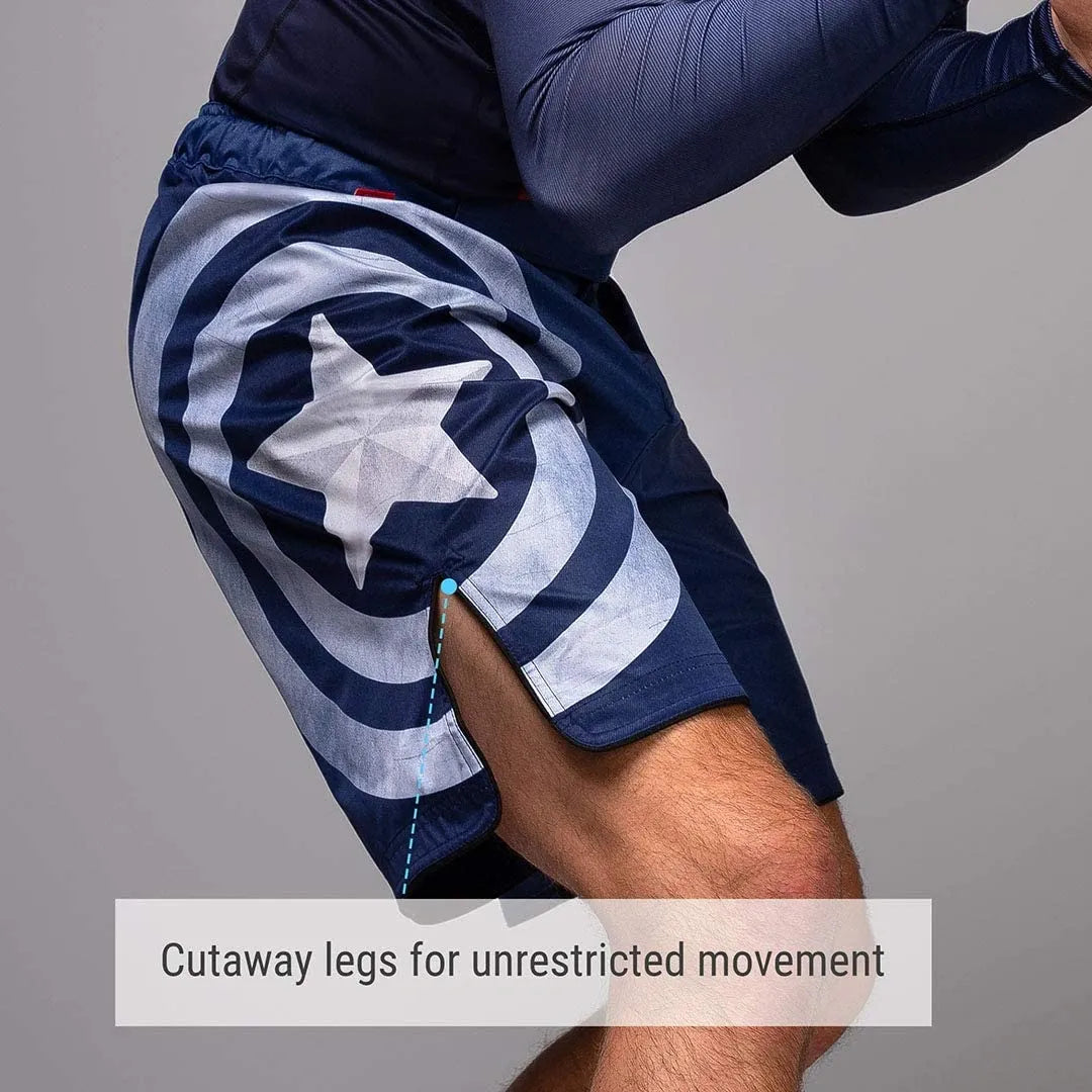 HAYABUSA CAPTAIN AMERICA MMA SHORTS