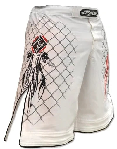 RING TO CAGE ELITE MMA SHORTS - Black or White