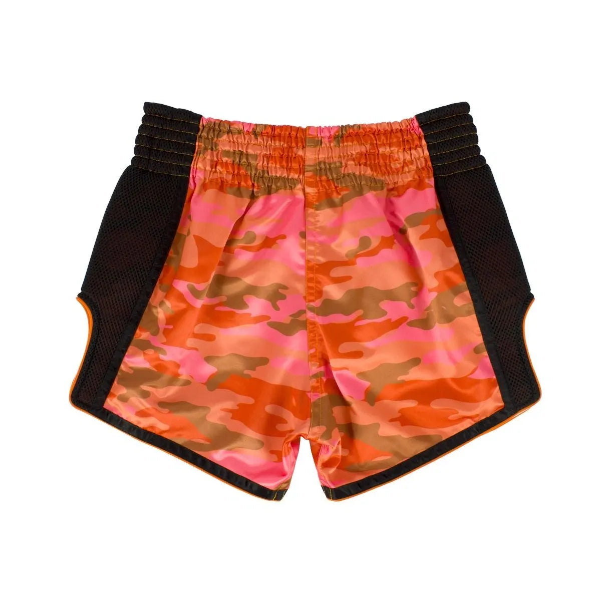 FAIRTEX SLIM CUT THAI SHORTS - ORANGE CAMO