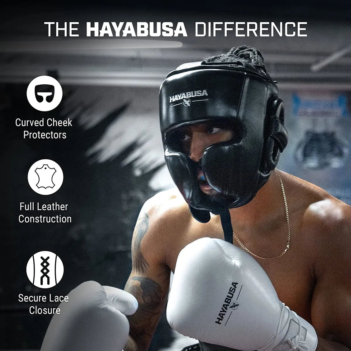 HAYABUSA PRO BOXING HEADGEAR