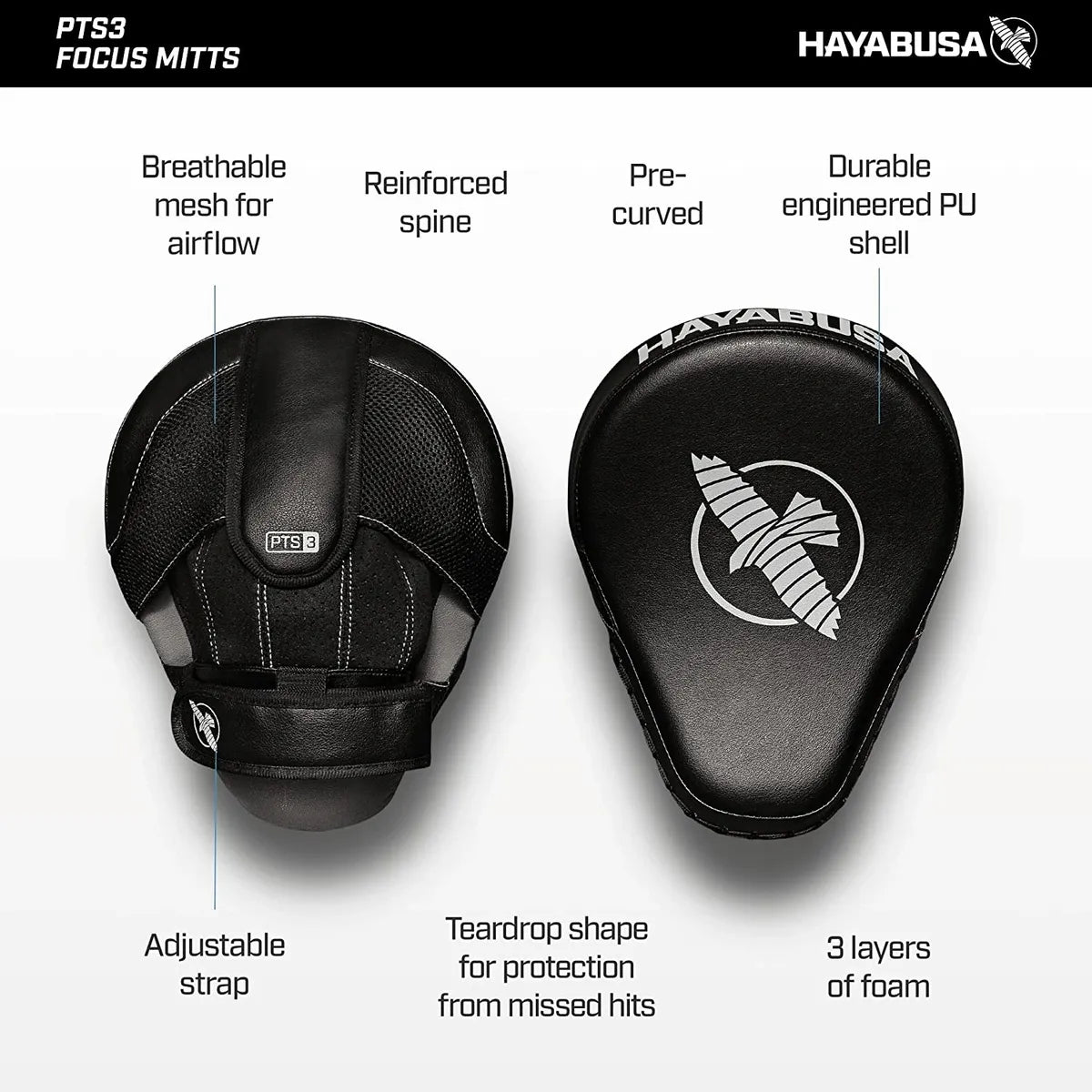 HAYABUSA PTS3 FOCUS MITTS