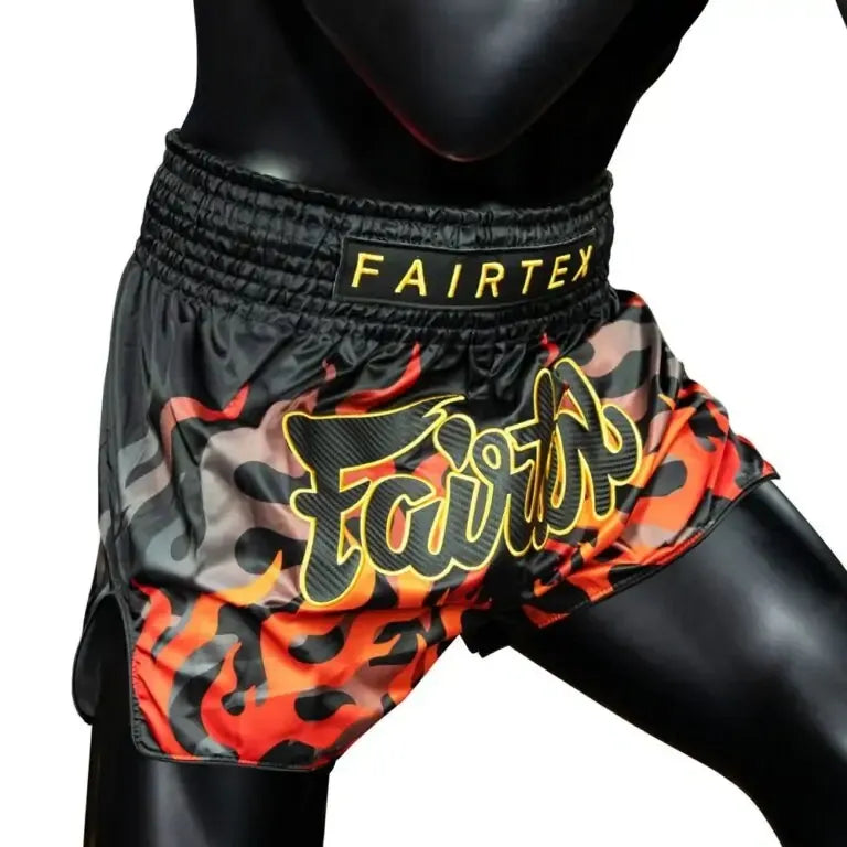 FAIRTEX SLIM CUT THAI SHORTS - VOLCANO